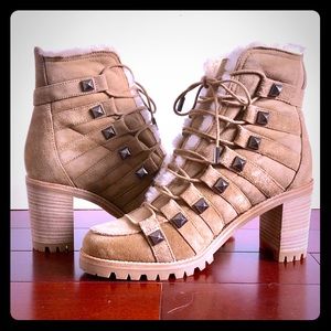 Christian Louboutin Chaletta Suede Shearling Boot